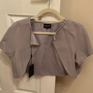 Giorgio Armani evening shrug